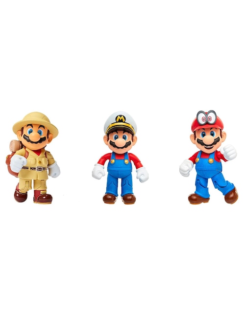 Set figura de acción Super Mario Odyssey Jakks Pacific