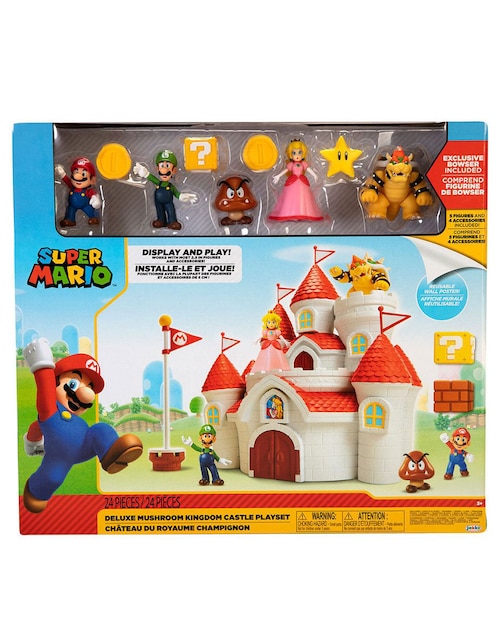 Set figuras acción Super Mario and Friends Jakks Pacific