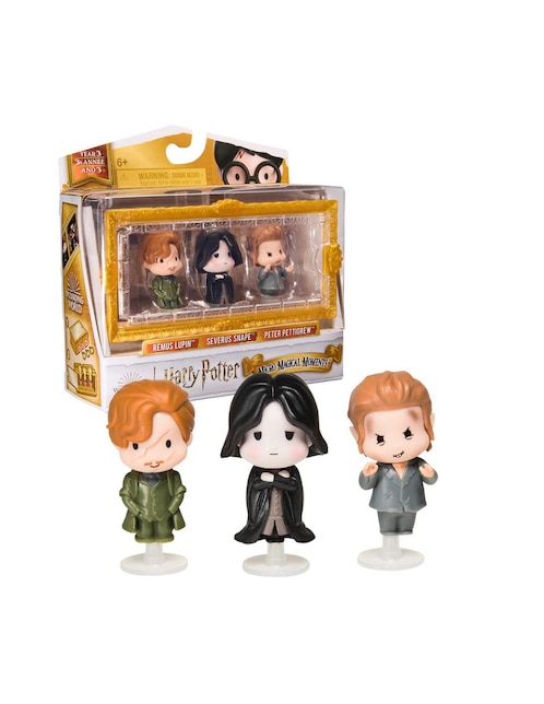 Figura sorpresa Wizarding World Harry Potter Micro HP Rivales Lupin Severus y Peter Pettigrew