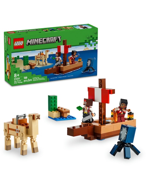 Lego Minecraft El viaje en el barco pirata 21259