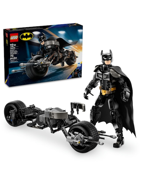 Lego Super Heroes Batman Figura para Construir: Batman y Moto Bat-Pod 76273