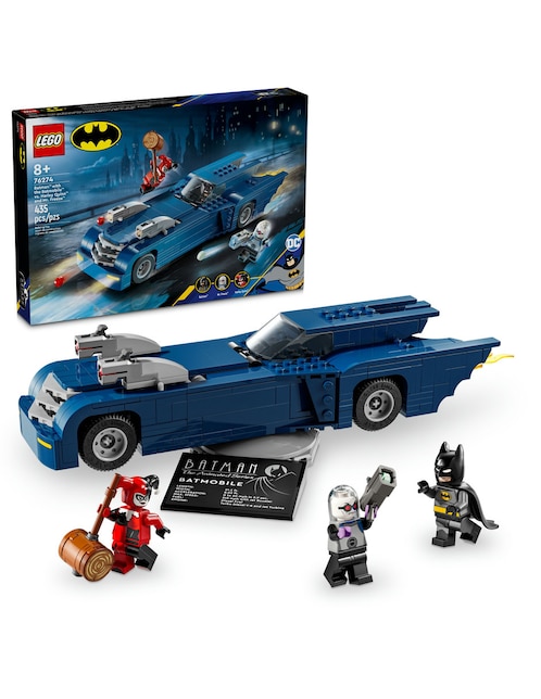 Lego Super Heroes Batman con Batmóvil vs. Harley Quinn y Mr. Freeze 76274