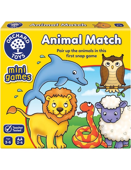 Mini Juego de Viaje Animal Match Orchard Toys