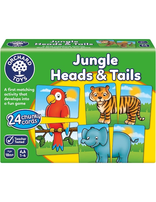 Jungle Heads & Tails Orchard Toys