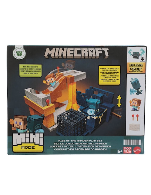 Mattel Minecraft Set de juego ascenso del Warden