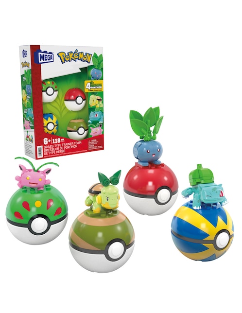 Mega Pokémon Colección Equipo de Pokémon tipo planta HWR77