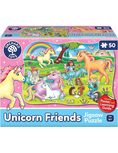 Rompecabezas Unicorn Friends Orchard Toys 50 piezas