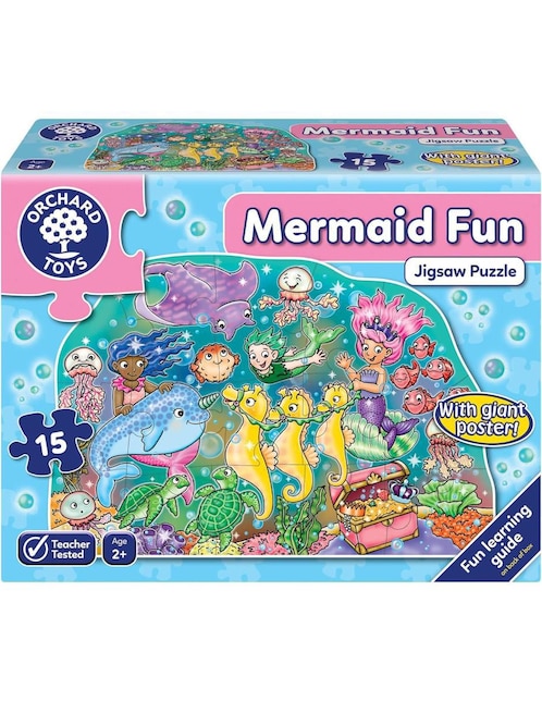 Rompecabezas Mermaid Fun Orchard Toys 15 piezas