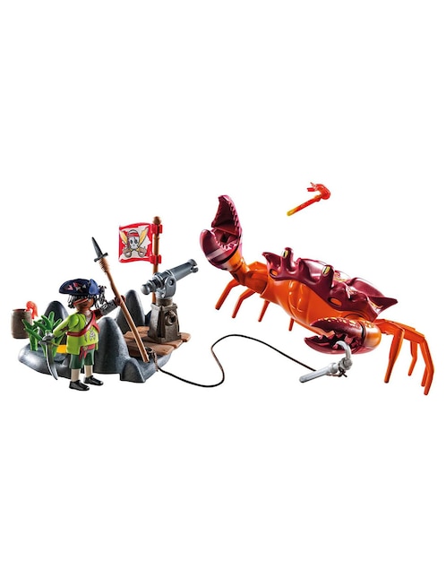 Playmobil Batalla con el Cangrejo Gigante 71532 Pirates