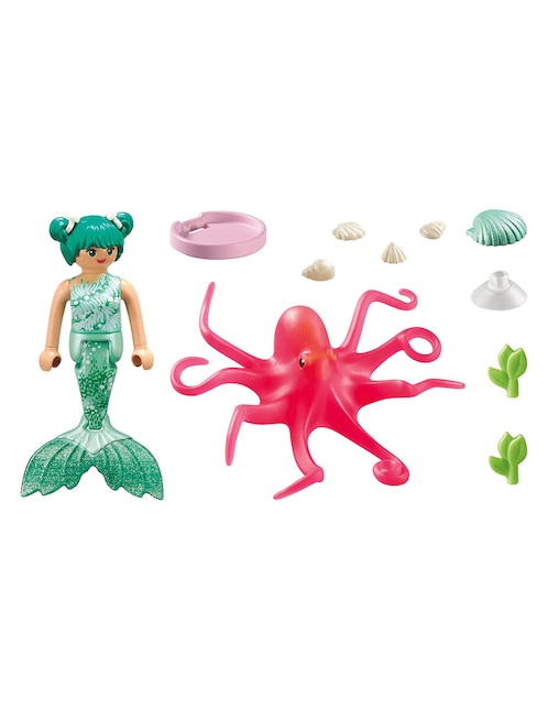 Playmobil Princess Magic Sirena con pulpo que cambia de color 71503