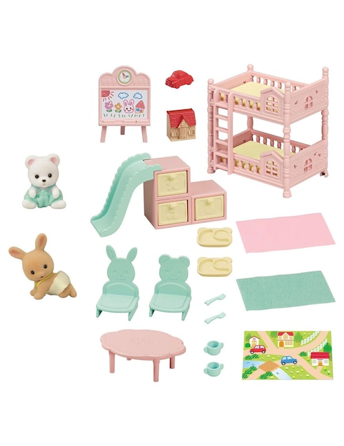 Set muñecas Sylvanian Families Baby Room Set
