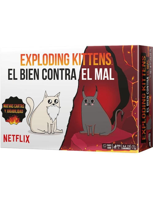Exploding Kittens El Bien Contra El Mal en español Asmodee