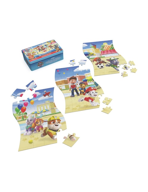 Rompecabezas panorámico 3 EN 1 Paw patrol Cardinal