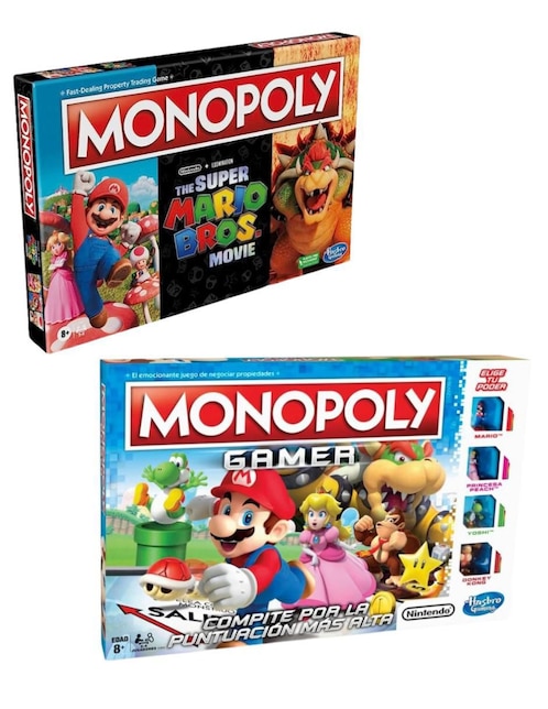 Monopoly Versiones Mario Bros Pingüe