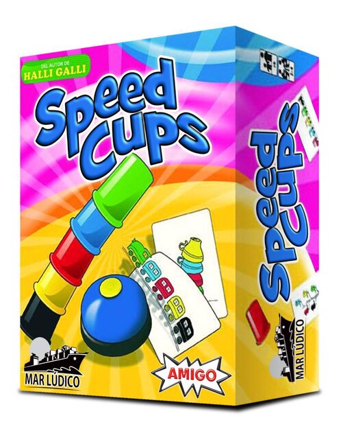 Speed Cups 0-0-0 Mar Ludico Juego de Mesa Familiares