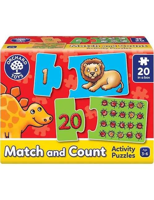 Rompecabezas Números Orchard Toys 20 piezas