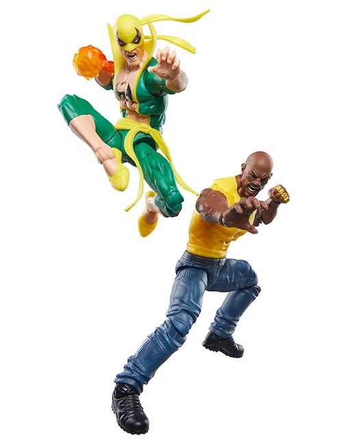 Set figuras acción Legends Series Luke Cage Power Man Marvel articulada