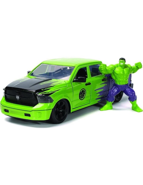 Vehículo a escala Jada Toys 2014 ram 1500 pickup truck Hulk