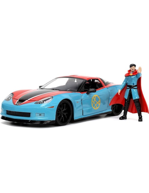 Automóvil deportivo Jada Toys 2006 Chevrolet Corvette Z06 Doctor Strange