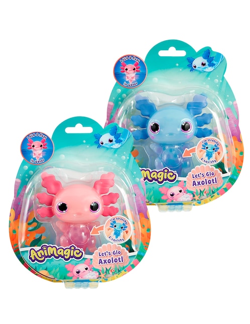 Juguetes baño Animagic Axolotl Goliath