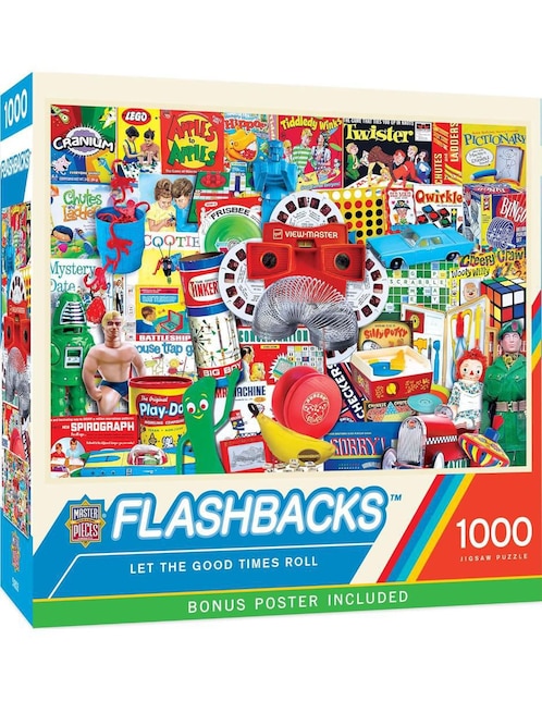 Rompecabezas Nostalgia de los 80 Master Pieces 1000 piezas