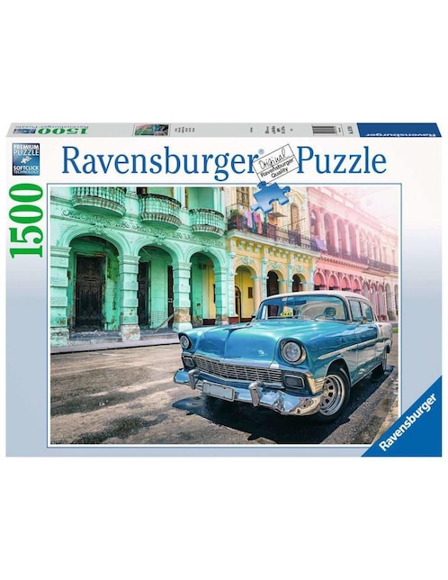 Rompecabezas Coche en la Habana Ravensburger 1500 piezas