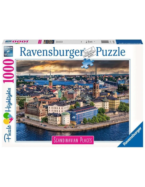 Rompecabezas Estocolmo, Suecia Ravensburger 1000 piezas