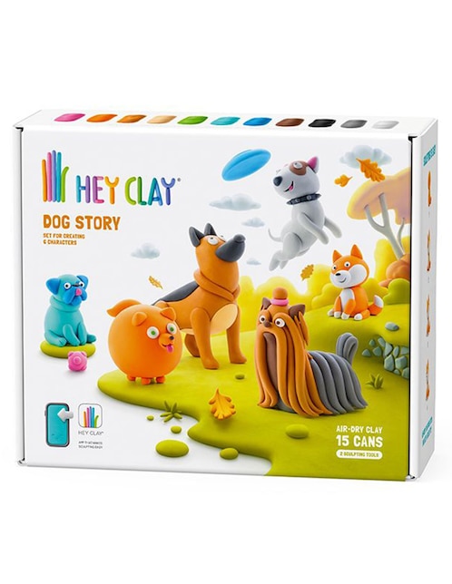 HEY CLAY Set de arcilla para moldear perros hey clay