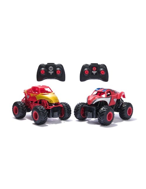 Set carro a control remoto Monster Jam Marvel