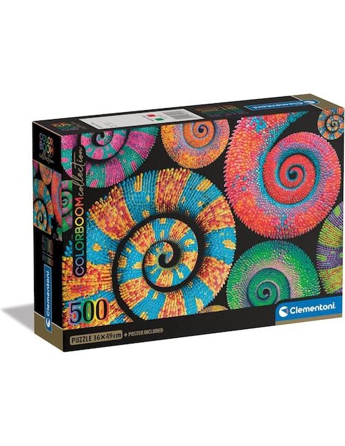 Rompecabezas Colorboom Curly Tails Clementoni 500 piezas