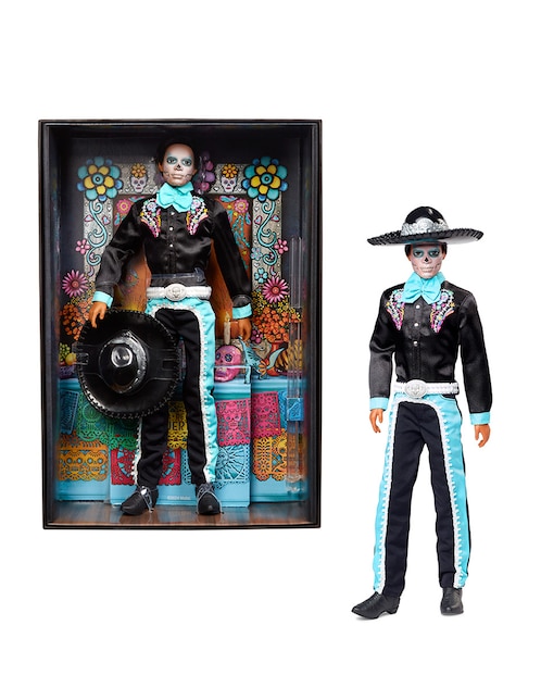 Muñeco articulado Barbie Ken Día de Muertos