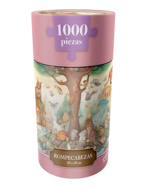 Rompecabezas Animales del Bosque Novelty 1000 piezas