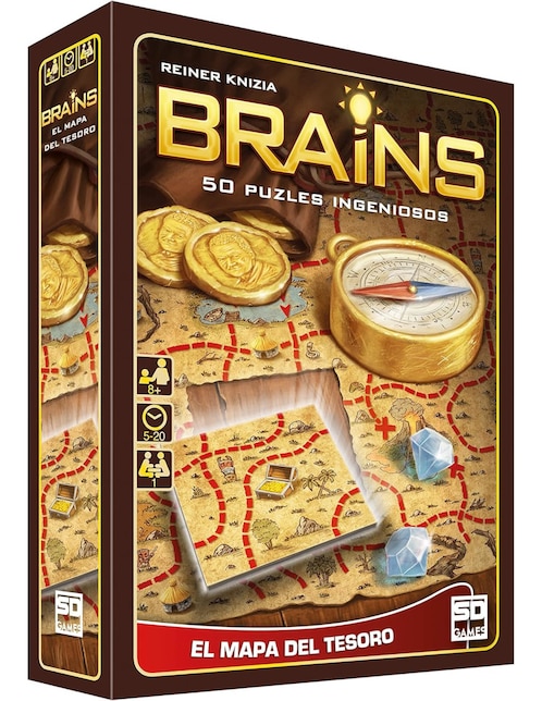 SD GAMES Brains: Mapa del Tesoro Sd Games