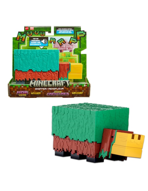 Figura de acción articulada Minecraft Legends Mattel con sonido