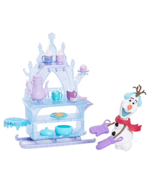 Set de juego Carrito de Bocadillos de Olaf Mattel de Disney Frozen: Elsa y Ana