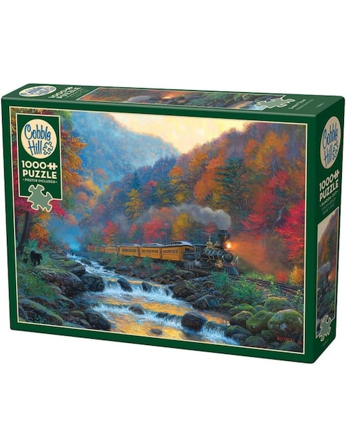 Rompecabezas Locomotora de Vapor Cobble Hill 1000 piezas