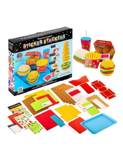 CRAYOLA Fashion Angels Stickers Stackers Fast Food Crayola