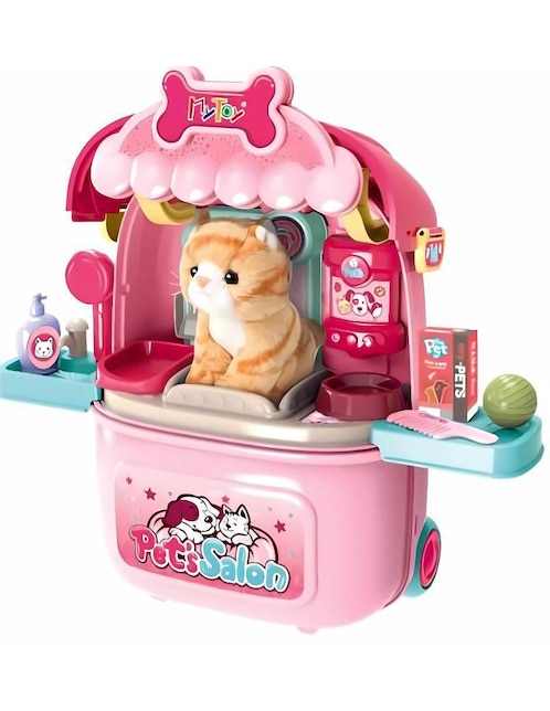 Mochila Salón Porta Mascota Mytoy juego de rol para niños