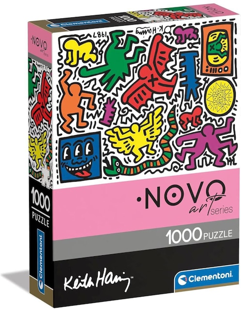 Rompecabezas Abstracto Keith Haring 2 Clementoni 1000 piezas
