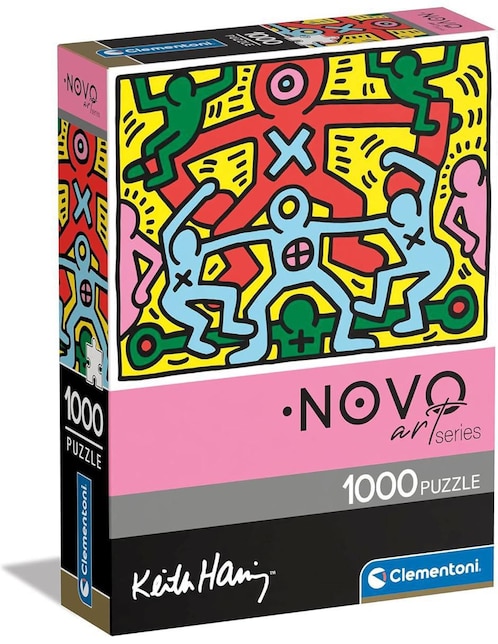Rompecabezas Abstracto Keith Haring 3 Clementoni 1000 piezas
