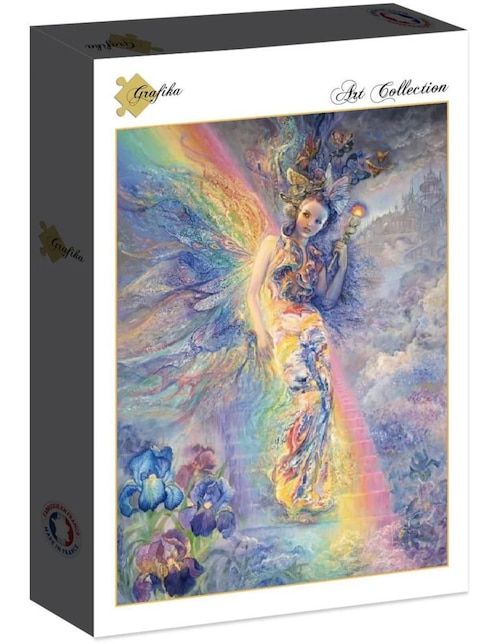 Rompecabezas Hadas mágicas Josephine Wall - Iris, Keeper of the Rainbow 1500 piezas 1