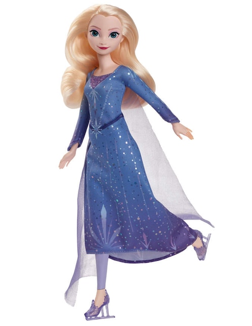 Muñeca Frozen Mattel Elsa Patinaje Sobre Hielo