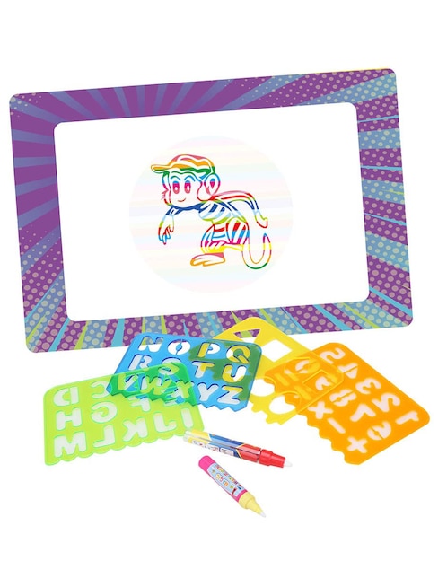 Magic Water Doodle Pen+ Canvas Toy Town juego didáctico infantil unisex