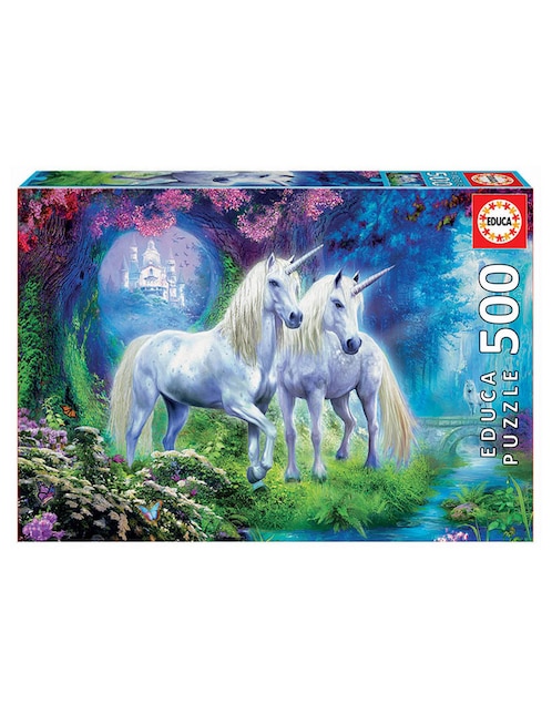 Rompecabezas unicornios Educa Puzzle 500 piezas 1
