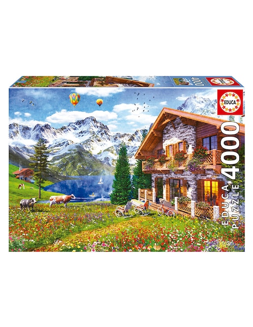 Rompecabezas Los Alpes Educa Puzzle 4000 piezas 1