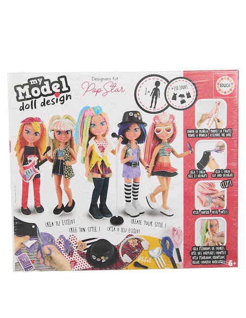 My Model Doll Design Pop juego arte y manualidades para niña 1