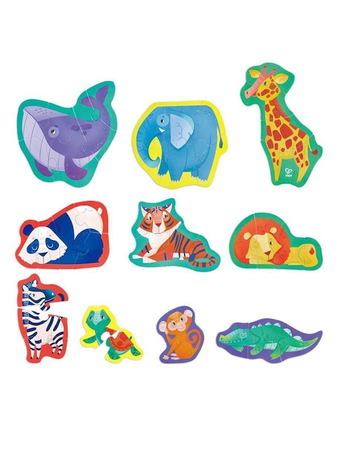 Rompecabezas Animales de la selva Hape 40 piezas Suburbia