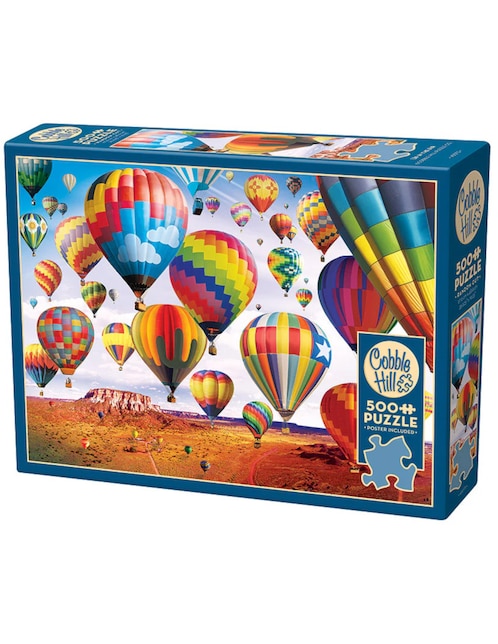 Rompecabezas Globos Aerostáticos Globos Aerostaticos Cobble Hill 500 piezas