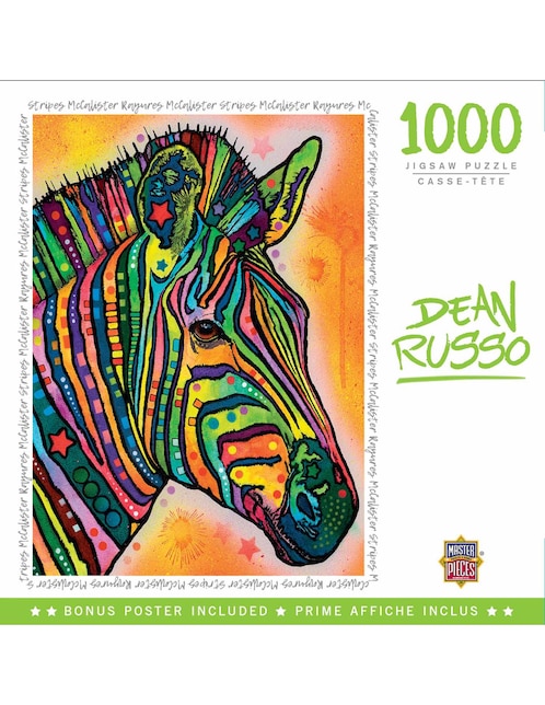 Rompecabezas Artistas Modernos Stripes McCalister Master Pieces 1000 piezas