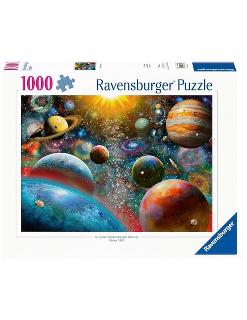 Rompecabezas Planetas Visión Planetaria Ravensburger 1000 piezas